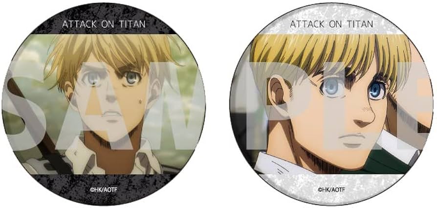 進撃の巨人 アルミン 缶バッジ 2 進撃の巨人 アルミン 缶バッジ 2